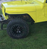 LJ, TJ, YJ, CJ7, CJ8 Tube Fenders Negative Flare