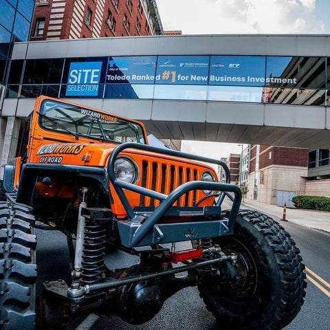 LJ, TJ, YJ, CJ7, CJ8 Tube Fenders Negative Flare