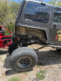 TJ, YJ, CJ7 Comp Cut Rear Armor w/ Tube Flares