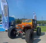 LJ, TJ, YJ, CJ7, CJ8 Tube Fenders Negative Flare