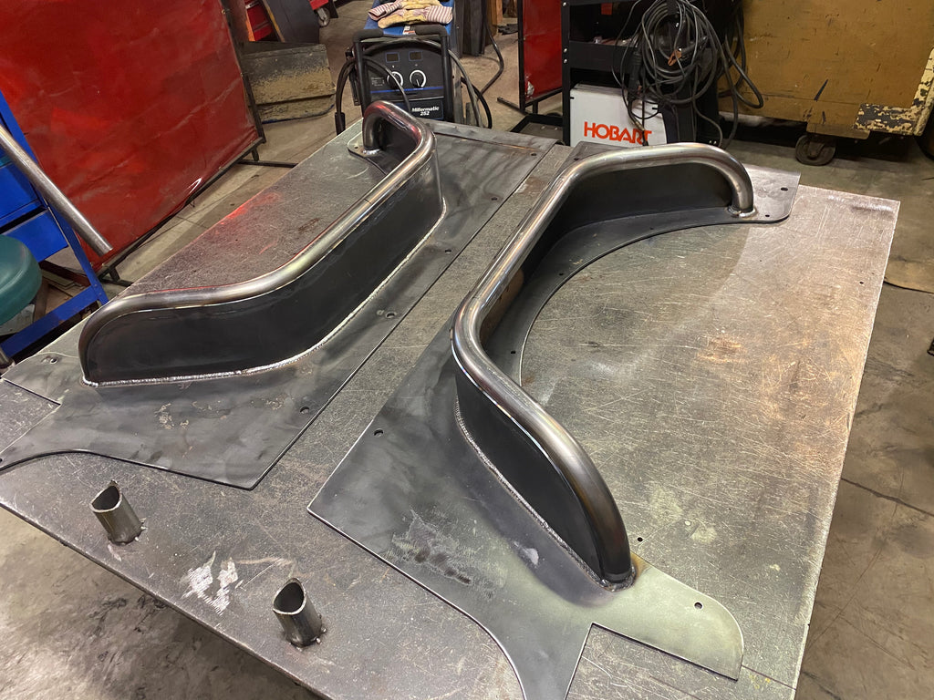 TJ, YJ, CJ7 Rear Armor w/Tube Flares – Wizard Works Offroad