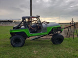 TJ, YJ, CJ7 Comp Cut Rear Armor w/ Tube Flares