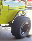 LJ, TJ, YJ, CJ7, CJ8 Tube Fenders Negative Flare