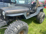 LJ, TJ, YJ, CJ7, CJ8 Tube Fenders Negative Flare