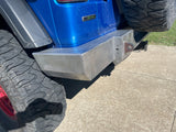 JL FULL WIDTH REAR BUMPER with Factory License plate location.