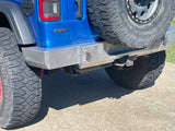 JL FULL WIDTH REAR BUMPER with Factory License plate location.