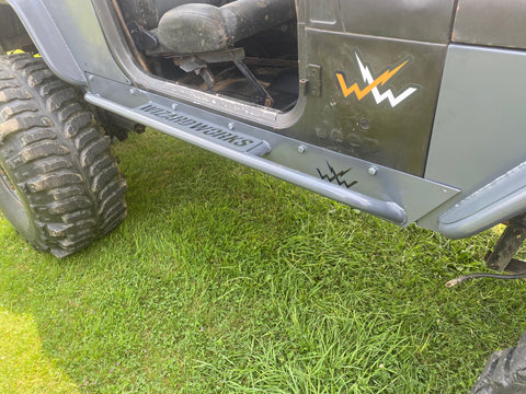 LJ Rock Sliders – Wizard Works Offroad